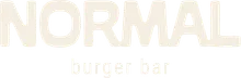 Logo blanco de Normal Burger