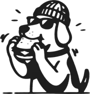 Perro negro 1 de Normal Burger